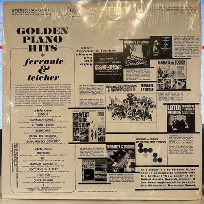 Ferrante & Teicher - Golden Piano Hits *SEALED/CLUB* | Mint (M) Mint (M) - JAZZ *SEALED*