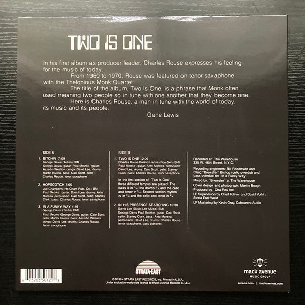 Two Is One (VINYL) | - JAZZ *SEALED*