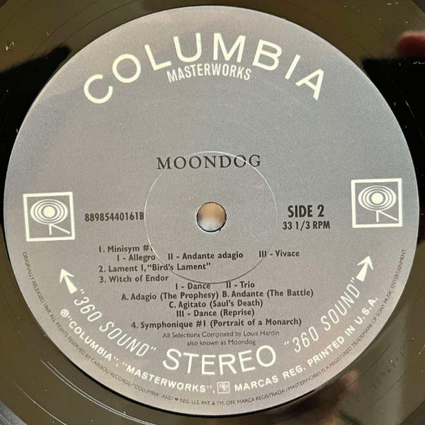 Moondog (VINYL) | Mint (M) Mint (M)