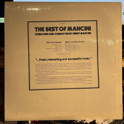 The Best Of Mancini | Mint (M) Mint (M)