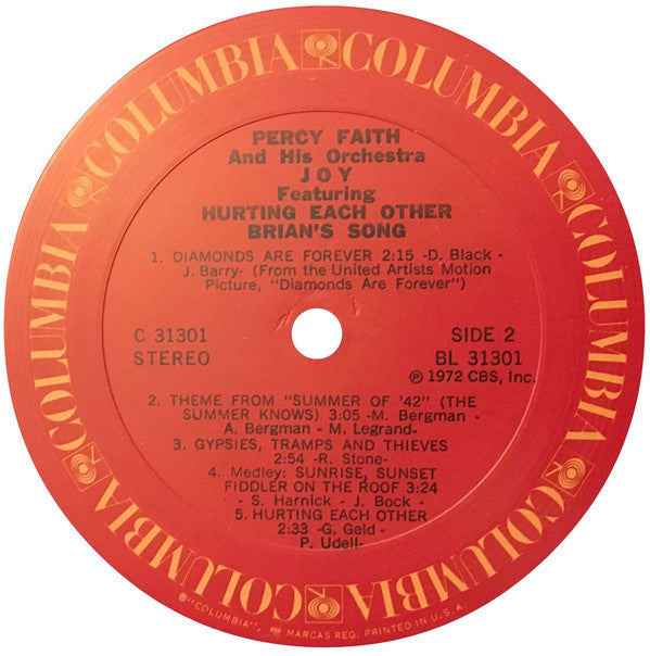 Percy Faith & His Orchestra - Joy | Mint (M) Near Mint (NM) - JAZZ *SEALED*