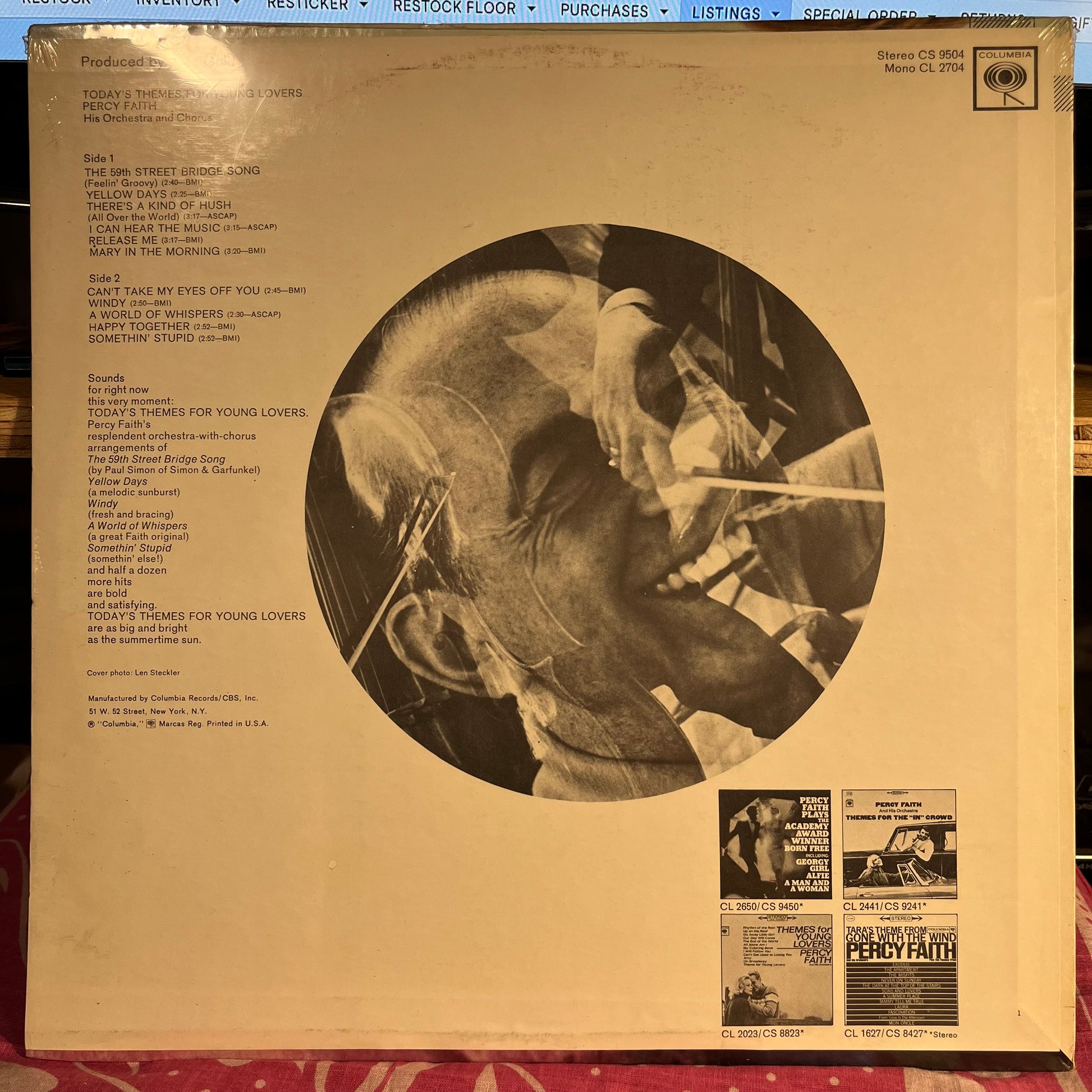 Percy Faith - Today's Themes For Young Lovers | Mint (M) Mint (M) - JAZZ *SEALED*