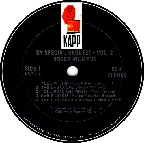 Roger Williams (2) - By Special Request-Vol.2 *SEALED* | Mint (M) Near Mint (NM) - JAZZ *SEALED*