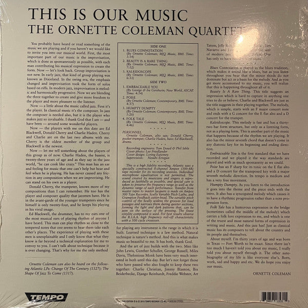This Is Our Music (VINYL) | - JAZZ *SEALED*