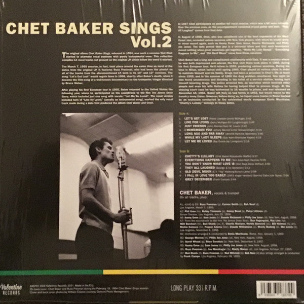 Chet Baker Sings Vol. 2 (VINYL) | Mint (M) Mint (M) - JAZZ *SEALED*