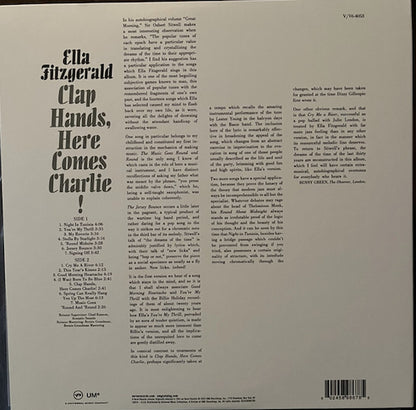 Clap Hands, Here Comes Charlie! (Verve Acoustic Sound Series) [LP] | Mint (M) Mint (M)