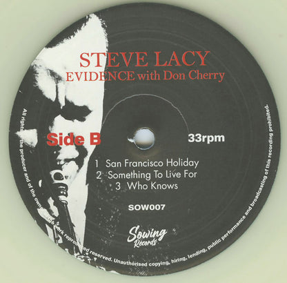 Evidence (CLEAR VINYL) | Mint (M) Mint (M)