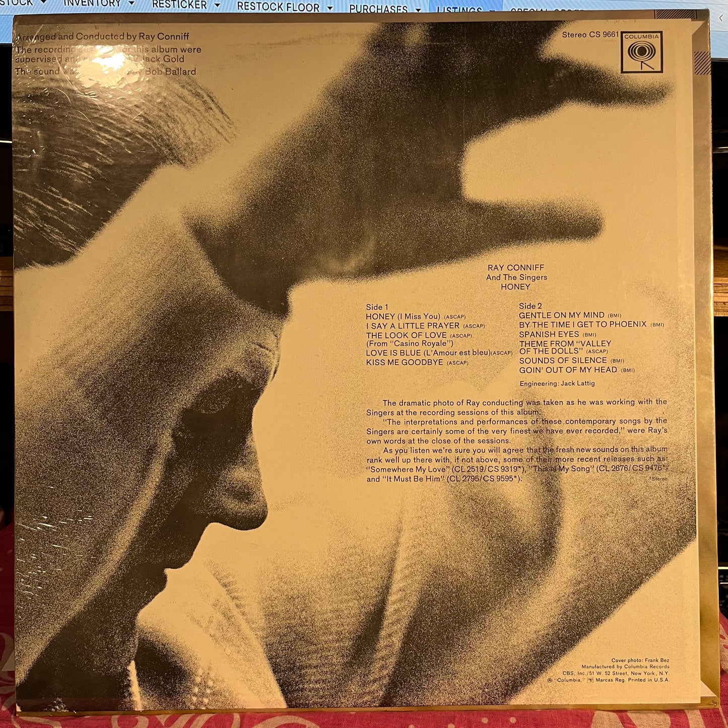 Ray Conniff And The Singers - Honey | Mint (M) Mint (M) - JAZZ *SEALED*