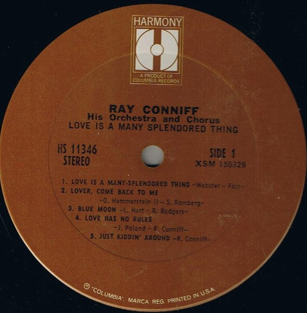 Ray Conniff And His Orchestra & Chorus - Love Is A Many Splendored Thing | Mint (M) Mint (M) - JAZZ *SEALED*