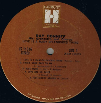 Ray Conniff And His Orchestra & Chorus - Love Is A Many Splendored Thing | Mint (M) Mint (M) - JAZZ *SEALED*