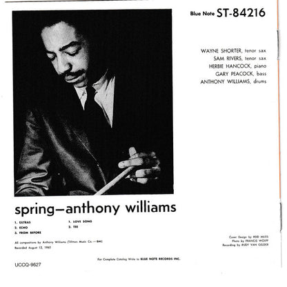 Anthony Williams - Spring | Mint (M) Mint (M) - JAZZ *SEALED*