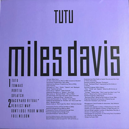 Tutu (B&M EXCLUSIVE: SPECIAL INSERT) | Mint (M) Mint (M) - JAZZ *SEALED*