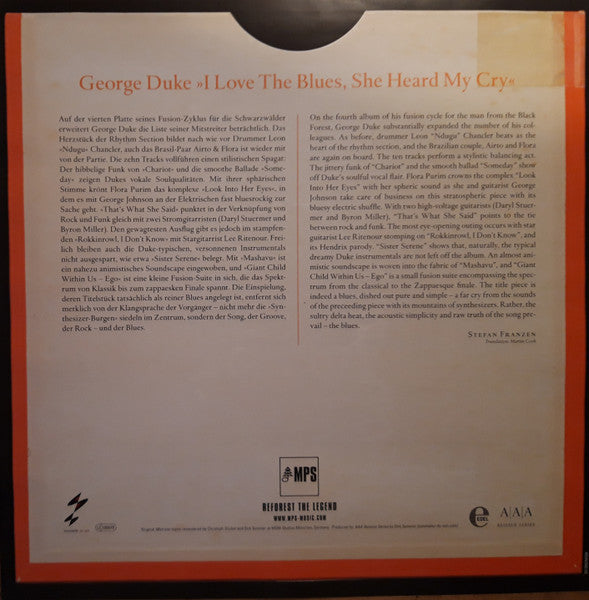 I Love The Blues, She Heard My Cry (VINYL) | Mint (M) Mint (M) - JAZZ *SEALED*