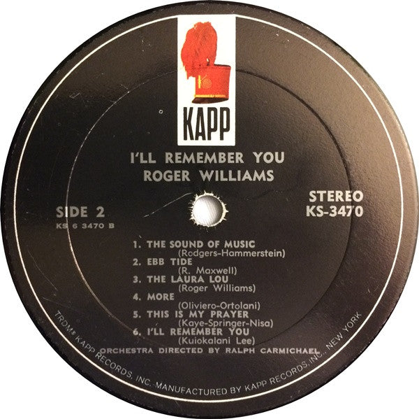 Roger Williams (2) - I'll Remember You *SEALED* | Mint (M) Mint (M) - JAZZ *SEALED*