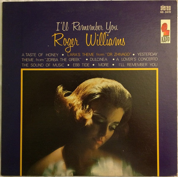 Roger Williams (2) - I'll Remember You *SEALED* | Mint (M) Mint (M) - JAZZ *SEALED*