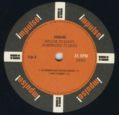 Perceive Its Beauty, Acknowledge Its Grace (2xVINYL / VMP) | Mint (M) Mint (M) - JAZZ *SEALED*