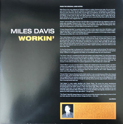 Workin’ (VINYL) | - JAZZ *SEALED*