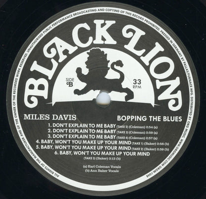Bopping The Blues (180 GRAM VINYL) | Mint (M) Mint (M)
