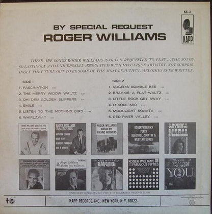 Roger Williams (2) - By Special Request *SEALED* | Mint (M) Near Mint (NM) - JAZZ *SEALED*