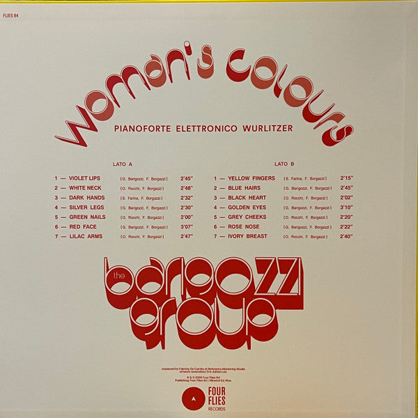 Barigozzi Group - Woman's Colours (VINYL) | Mint (M) Mint (M) - JAZZ *SEALED*