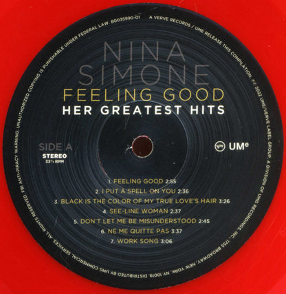 Feeling Good: Her Greatest Hits (TARGET EXCLUSIVE | OPAQUE RED VINYL) | Mint (M) Mint (M) - JAZZ *SEALED/COLOR*