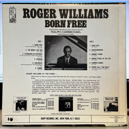 Roger Williams (2) - Born Free *SEALED* | Mint (M) Near Mint (NM) - JAZZ *SEALED*