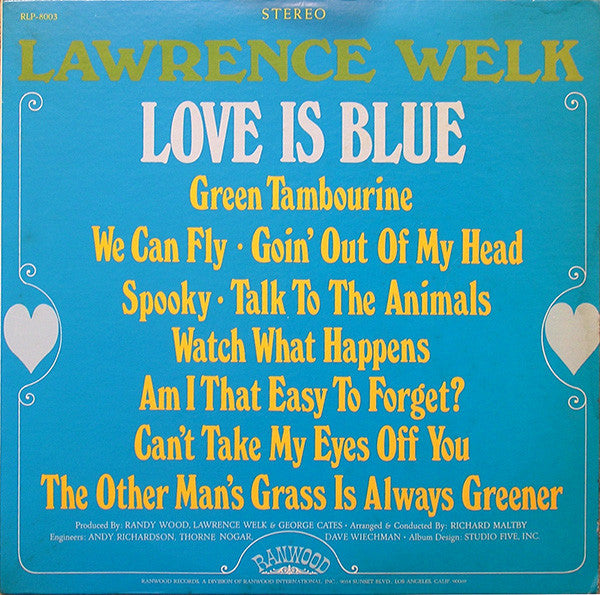 Lawrence Welk - Love Is Blue *SEALED* | Mint (M) Mint (M) - JAZZ *SEALED*