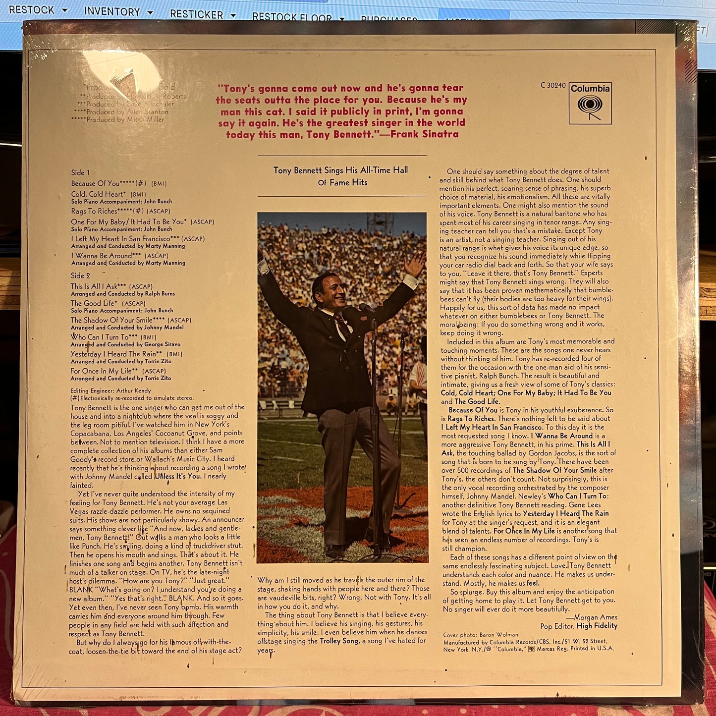 Sings His All-Time Hall Of Fame Hits | Mint (M) Mint (M)