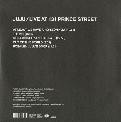 Live At 131 Prince Street | Mint (M) Mint (M) - JAZZ *SEALED*