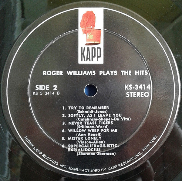 Roger Williams (2) - Roger Williams Plays The Hits *SEALED* | Mint (M) Mint (M) - JAZZ *SEALED*