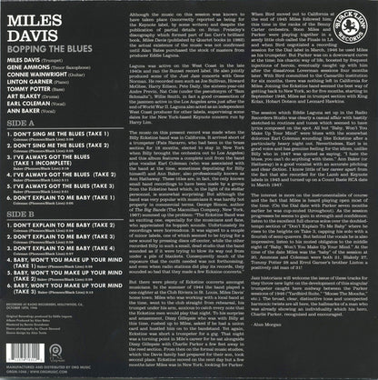 Bopping The Blues (180 GRAM VINYL) | Mint (M) Mint (M)
