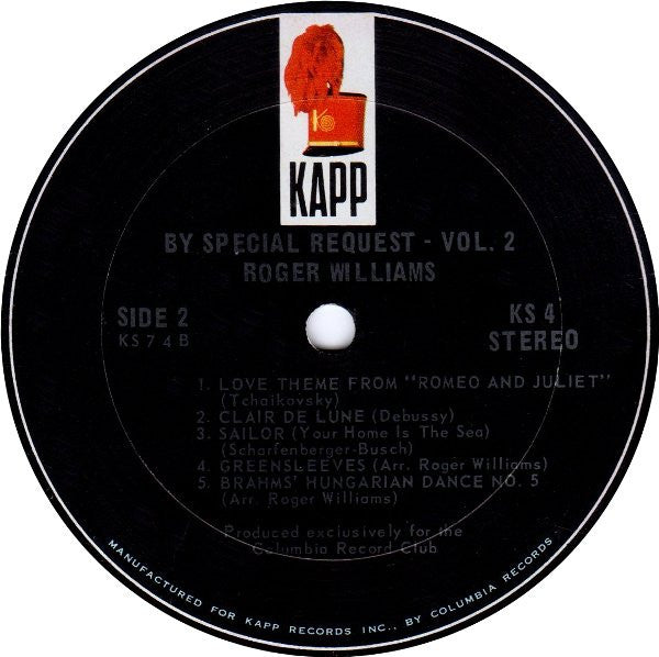 Roger Williams (2) - By Special Request-Vol.2 *SEALED* | Mint (M) Near Mint (NM) - JAZZ *SEALED*