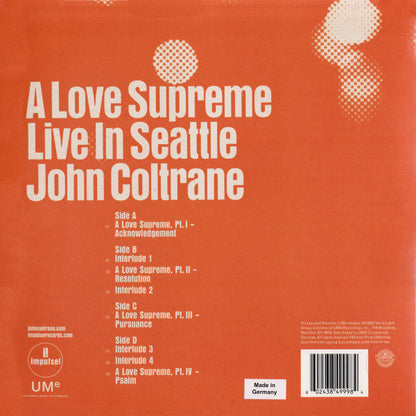 A Love Supreme: Live In Seattle *DINGED* (2xVINYL) | Mint (M) Excellent+ (EX+) - JAZZ *SEALED*