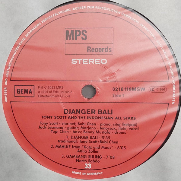 Djanger Bali (VINYL) | - JAZZ *SEALED*