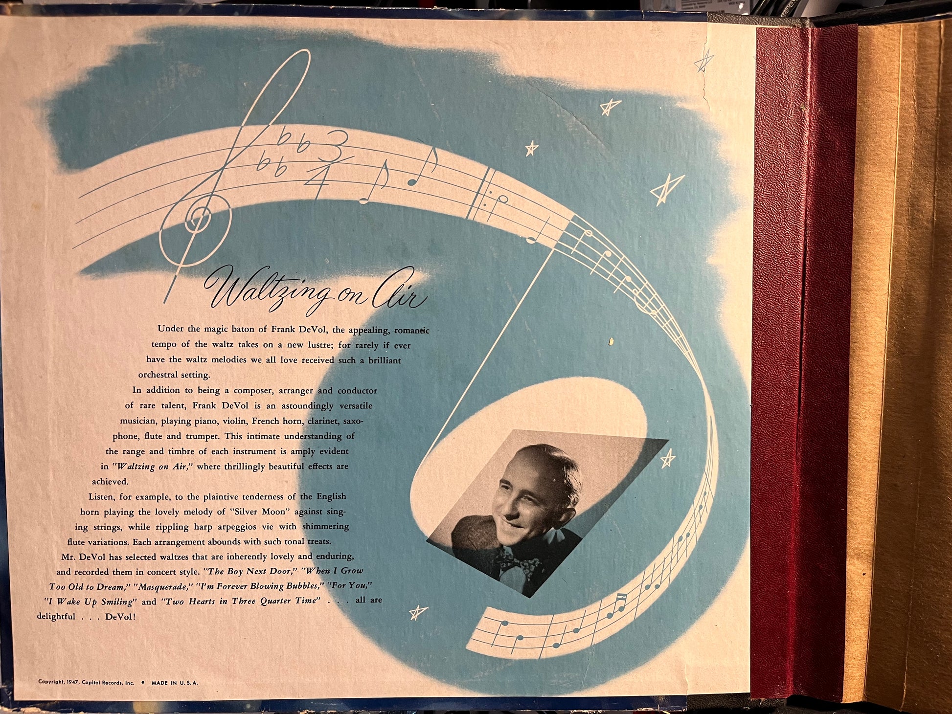 Frank De Vol And His Orchestra - Waltzing On Air *4X10" 78RPM* | Excellent (EX) Very Good (VG) - JAZZ / USED *EXCELLENT+*