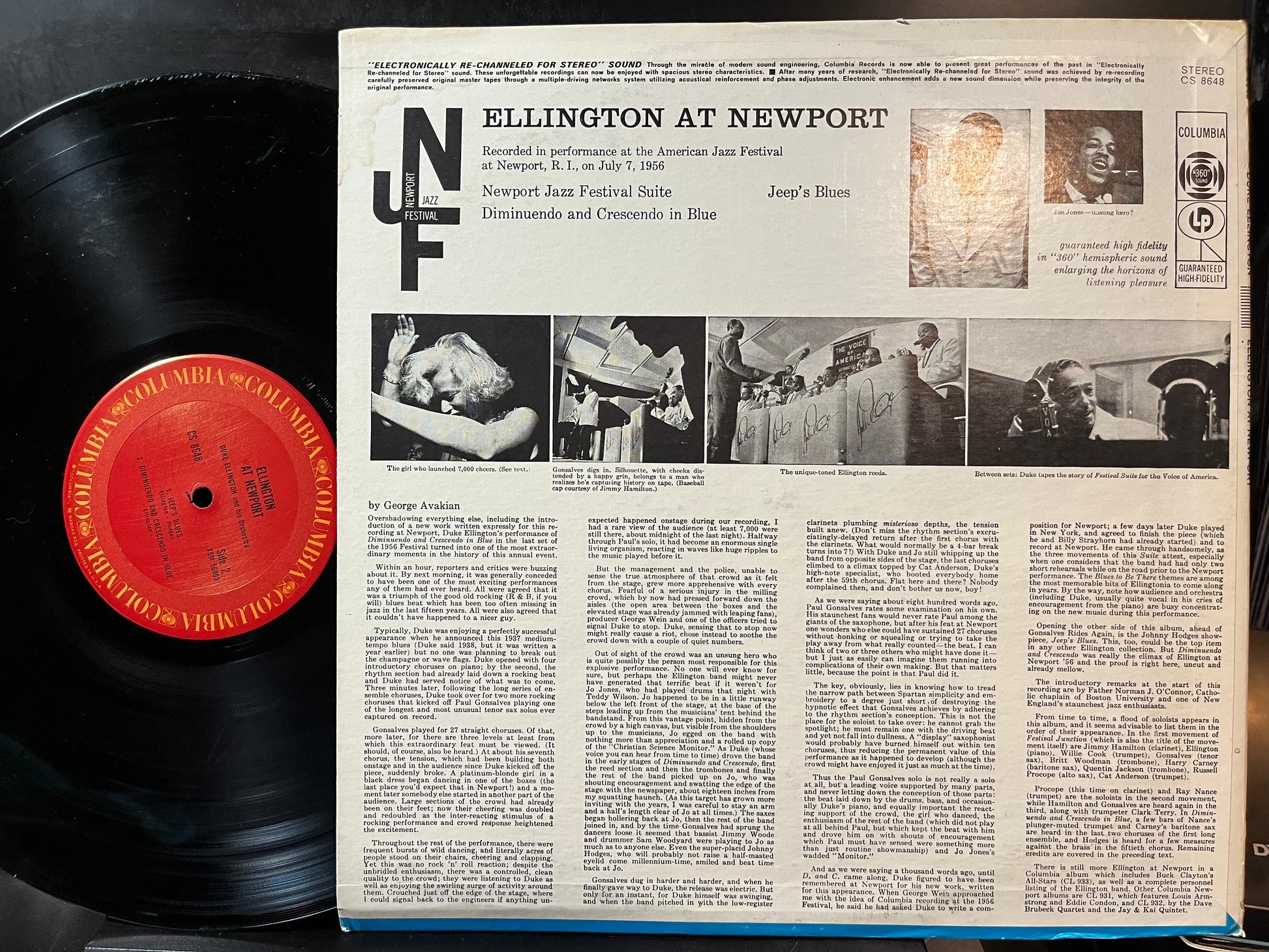 Duke Ellington And His Orchestra - Ellington At Newport (VINYL LP) | Excellent+ (EX+) Excellent (EX) - JAZZ / USED *EXCELLENT+*