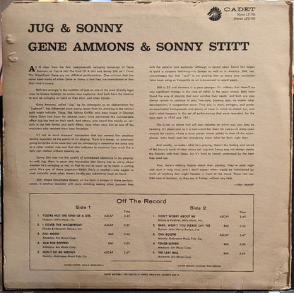 Gene Ammons - Jug & Sonny | Excellent (EX) Very Good (VG) - JAZZ / USED *EXCELLENT+*