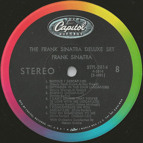 The Frank Sinatra Deluxe Set (VINYL BOX SET) | Excellent+ (EX+) Excellent (EX) - JAZZ / USED *EXCELLENT+*
