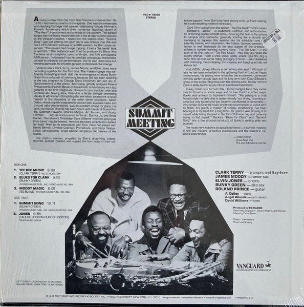 Elvin Jones - Summit Meeting | Excellent (EX) Excellent (EX) - JAZZ / USED *EXCELLENT+*