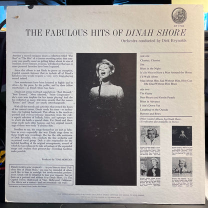 Dinah Shore - The Fabulous Hits Of Dinah Shore | Excellent (EX) Near Mint (NM) - JAZZ / USED *EXCELLENT+*