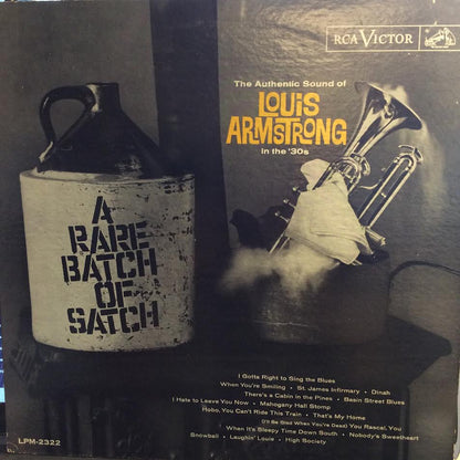 A Rare Batch Of Satch (VINYL) | Excellent+ (EX+) Very Good Plus Plus (VG++) - JAZZ / USED *EXCELLENT+*