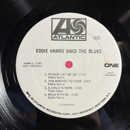Eddie Harris Sings The Blues *PROMO/PR* | Excellent (EX) Excellent (EX)