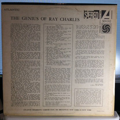 The Genius Of Ray Charles (VINYL) | Excellent+ (EX+) Excellent (EX) - JAZZ / USED *EXCELLENT+*