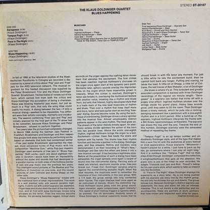 Klaus Doldinger Quartett - Blues Happening | Excellent (EX) Very Good Plus (VG+) - JAZZ / USED *EXCELLENT+*