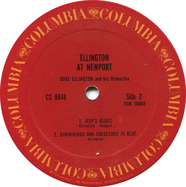 Duke Ellington And His Orchestra - Ellington At Newport (VINYL LP) | Excellent+ (EX+) Excellent (EX) - JAZZ / USED *EXCELLENT+*