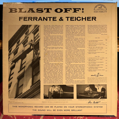 Ferrante & Teicher - Blast Off! *MONO* | Excellent (EX) Excellent (EX) - JAZZ / USED *EXCELLENT+*