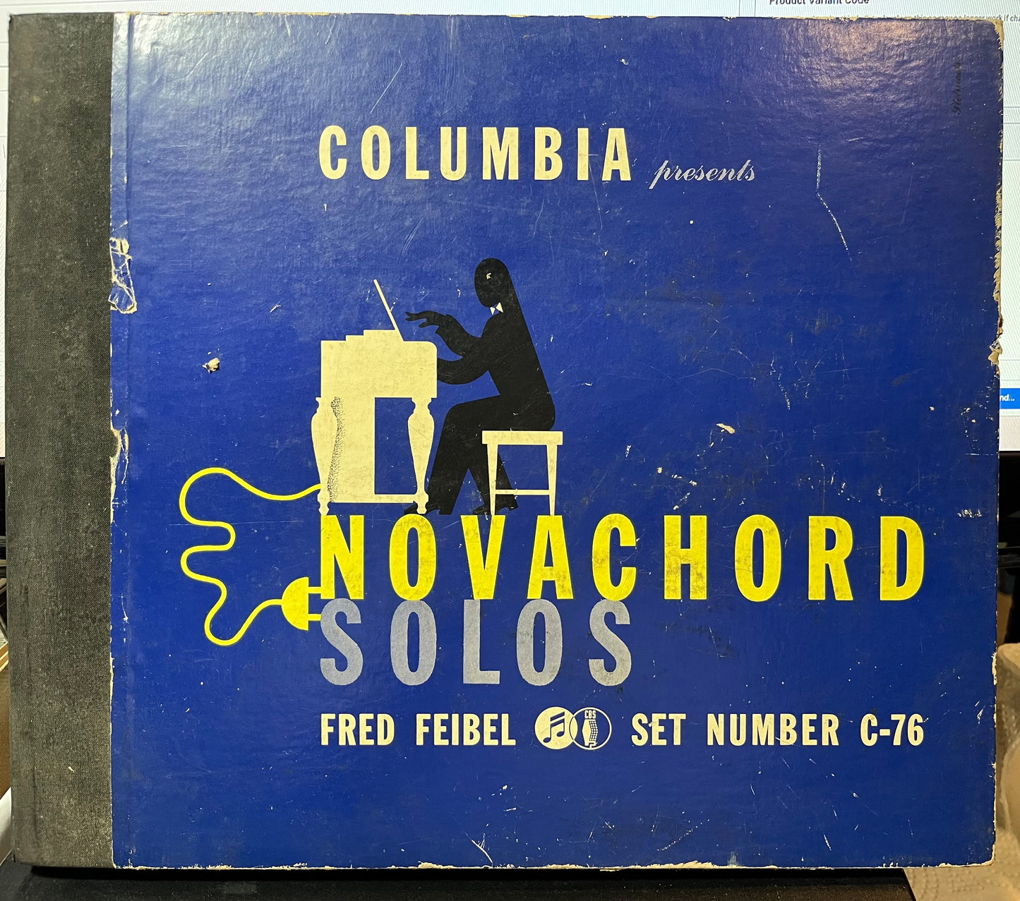 Novachord Solos (4x10" SHELLAC) | Excellent+ (EX+) Very Good Plus (VG+) - JAZZ / USED *EXCELLENT+*