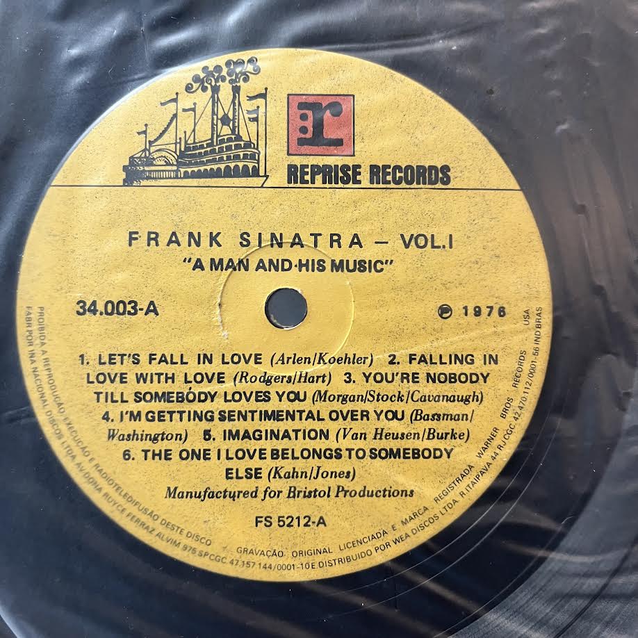 Sinatra, A Man And His Music (BRAZIL 6xVINYL BOX) | Excellent+ (EX+) Very Good (VG) - JAZZ / USED *EXCELLENT+*
