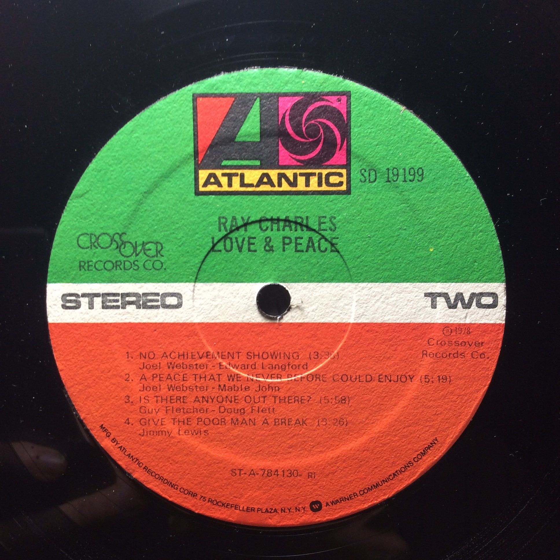 Love & Peace *PROMO* (VINYL) | Excellent+ (EX+) Very Good Plus (VG+) - JAZZ / USED *EXCELLENT+*
