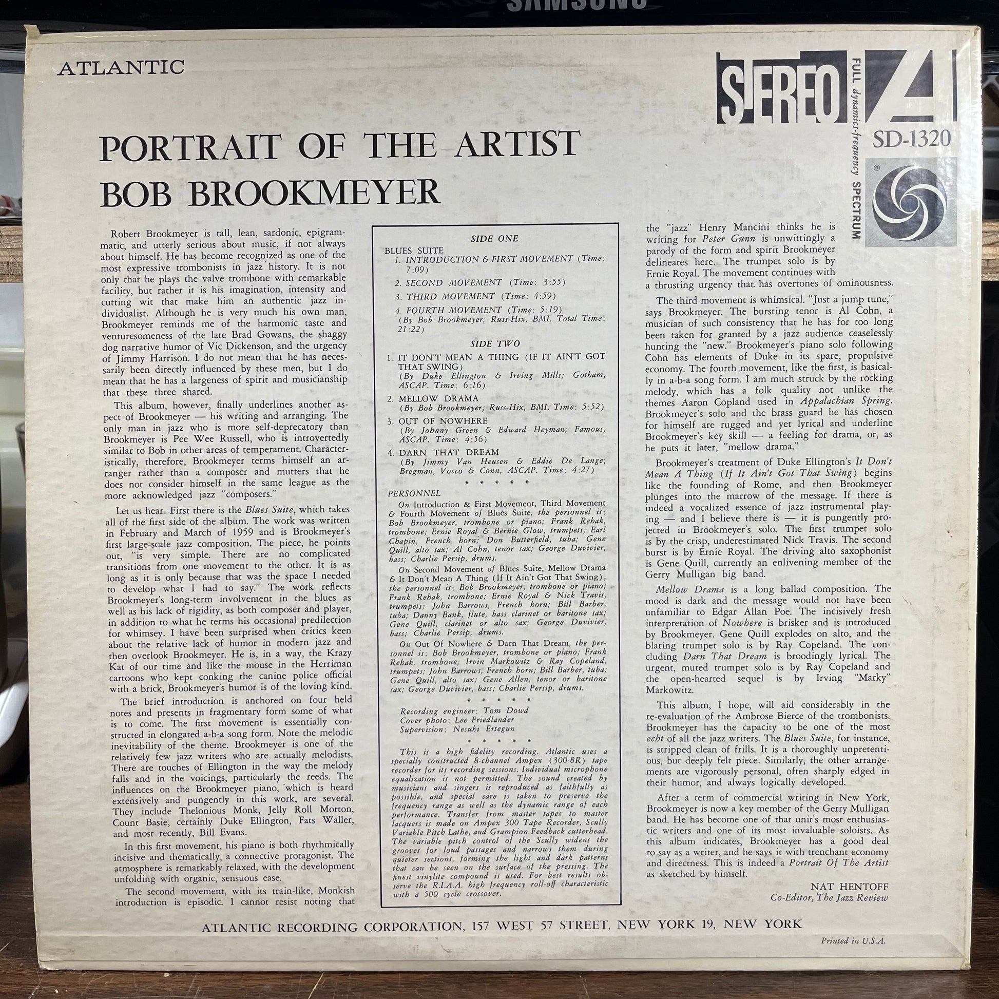 Portrait Of The Artist (LP) | Excellent+ (EX+) Excellent+ (EX+) - JAZZ / USED *EXCELLENT+*